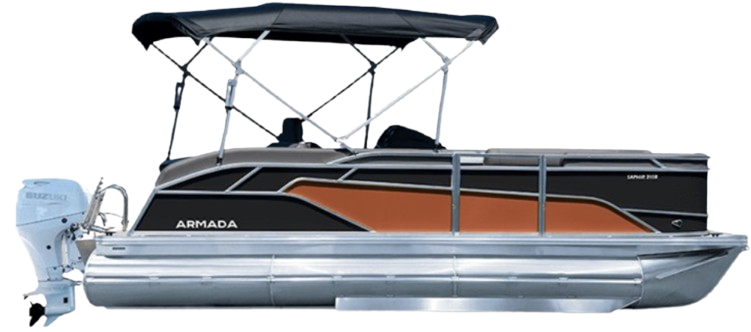 Saphir Pontoon - Black exterior & copper
